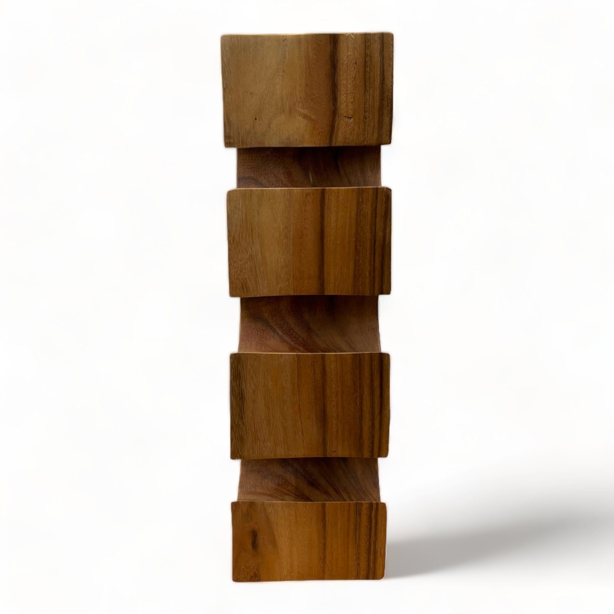 FaHome Weinregal Massiv Holz: Handgefertigter, Edler & Hochwertiger Weinhalter, (50/70/100x27x18) Natur