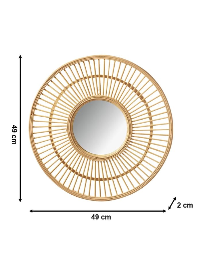 kobolo Wandspiegel LINA24 in Braun günstig kaufen onesize
