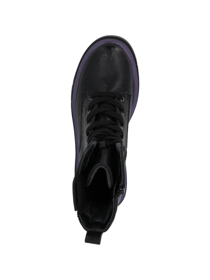 palado Schnürstiefel in black/purple günstig kaufen