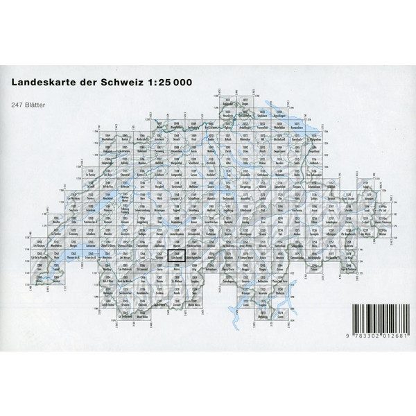 Swisstopo 1 : 25 000 Lötschental - Wanderkarte
