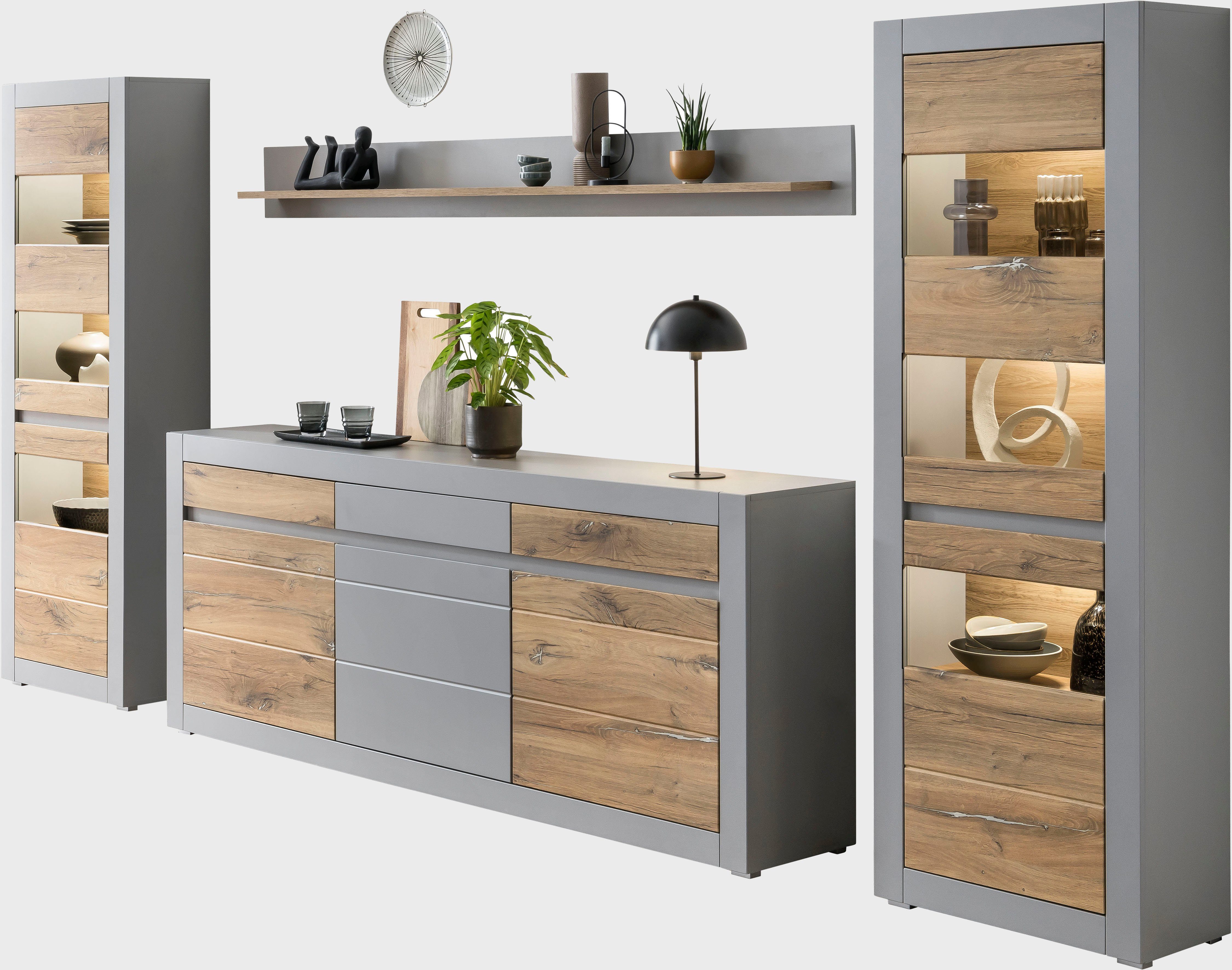 INOSIGN Esszimmer-Set CASABLANCA, (Set, 4-St), mit Soft-Close Funktion