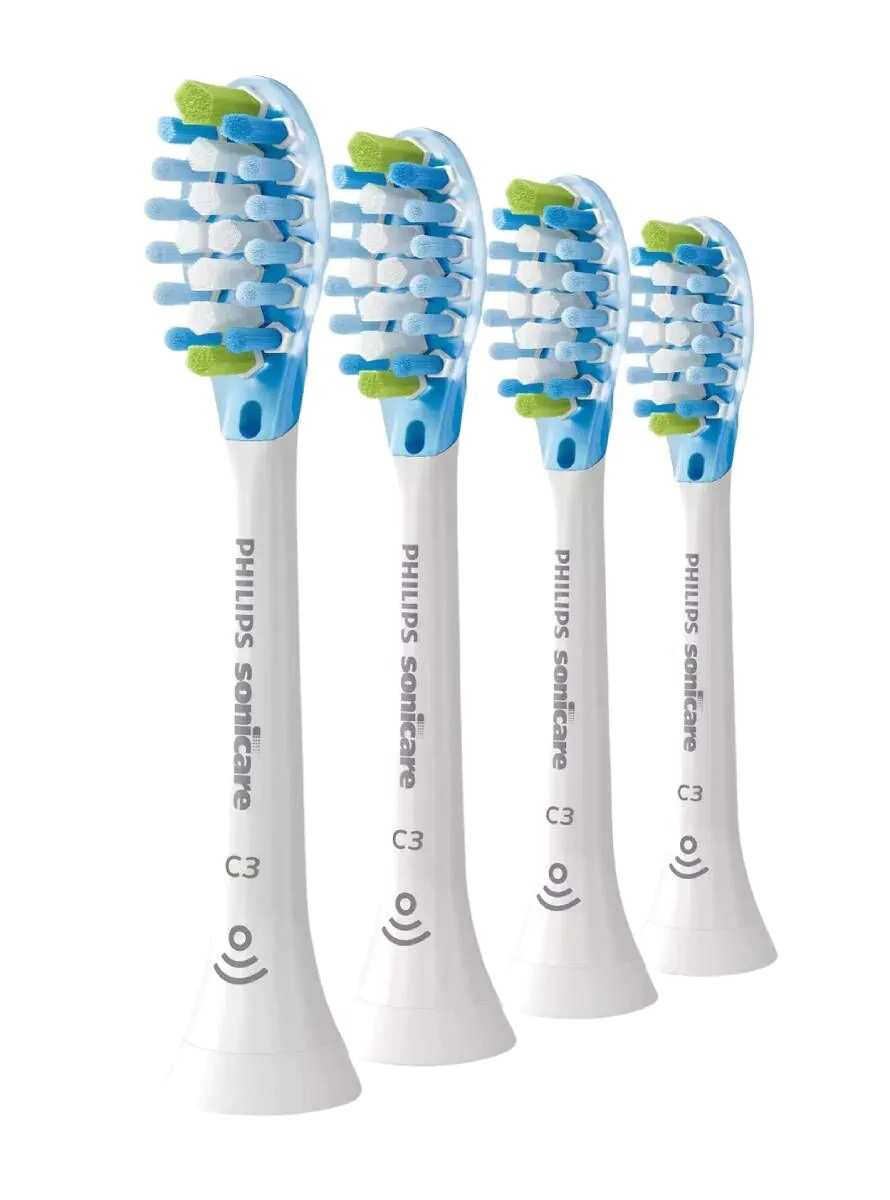 Philips Sonicare C3 Premium Plaque Control HX9044/17 Беле главе, 4 ком.