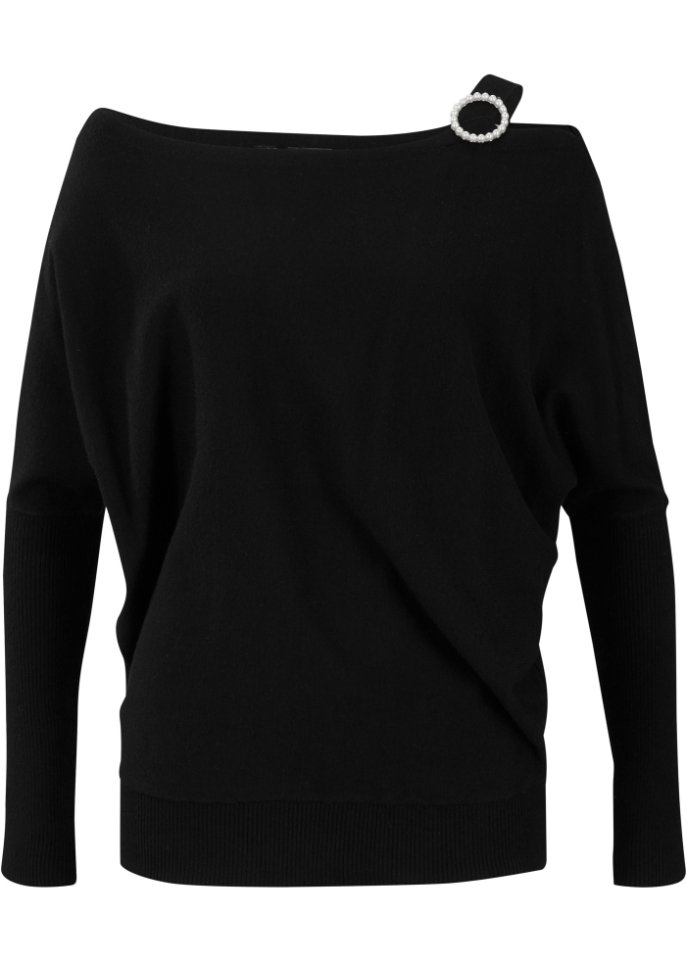 Pullover mit Perlendetail