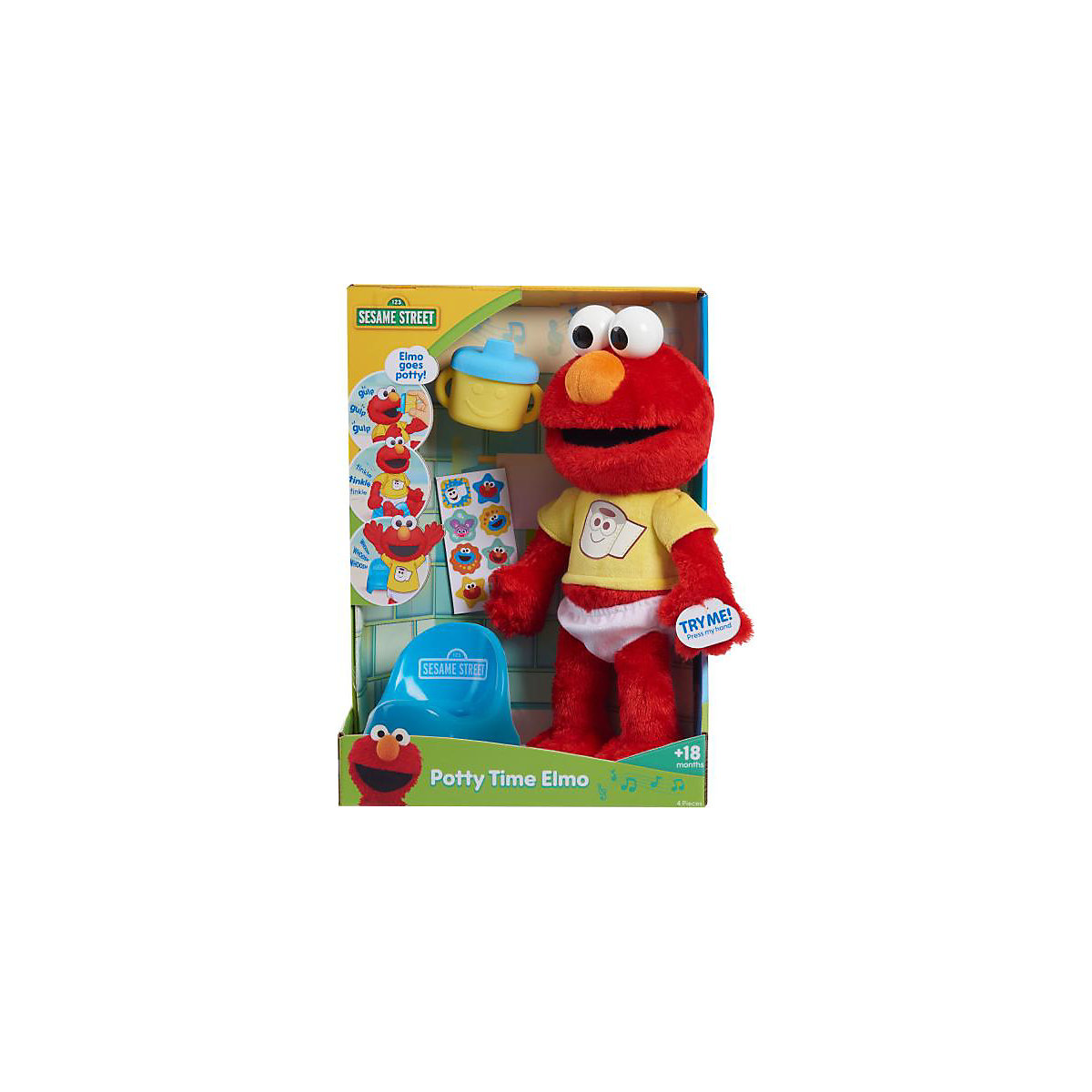 Sesamstrasse Töpfchenzeit Elmo, 30 cm