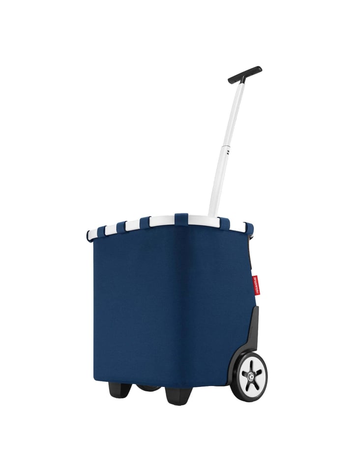 Reisenthel carrycruiser - Einkaufstrolley 47.5 cm (frame raffia black) in dark blue günstig kaufen onesize