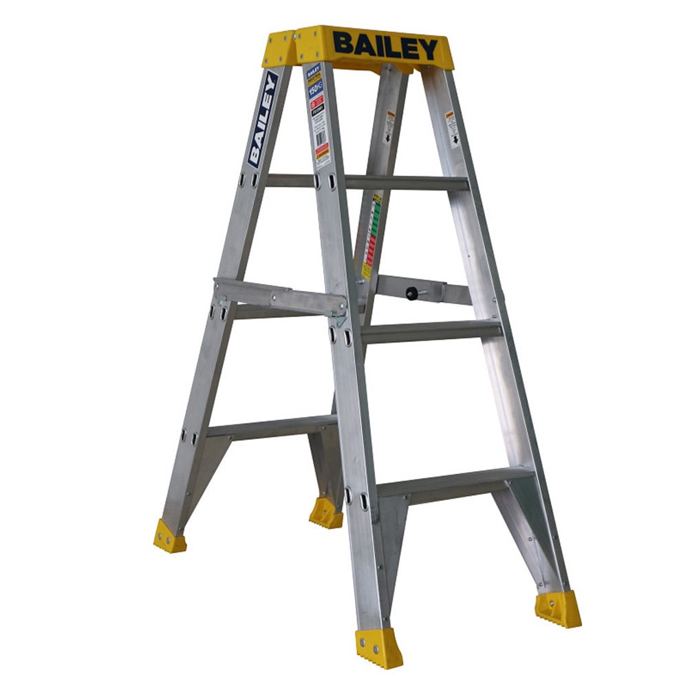 BAILEY 1.2m 150kg 4 Step Pro Double Sided Stepladder FS13961