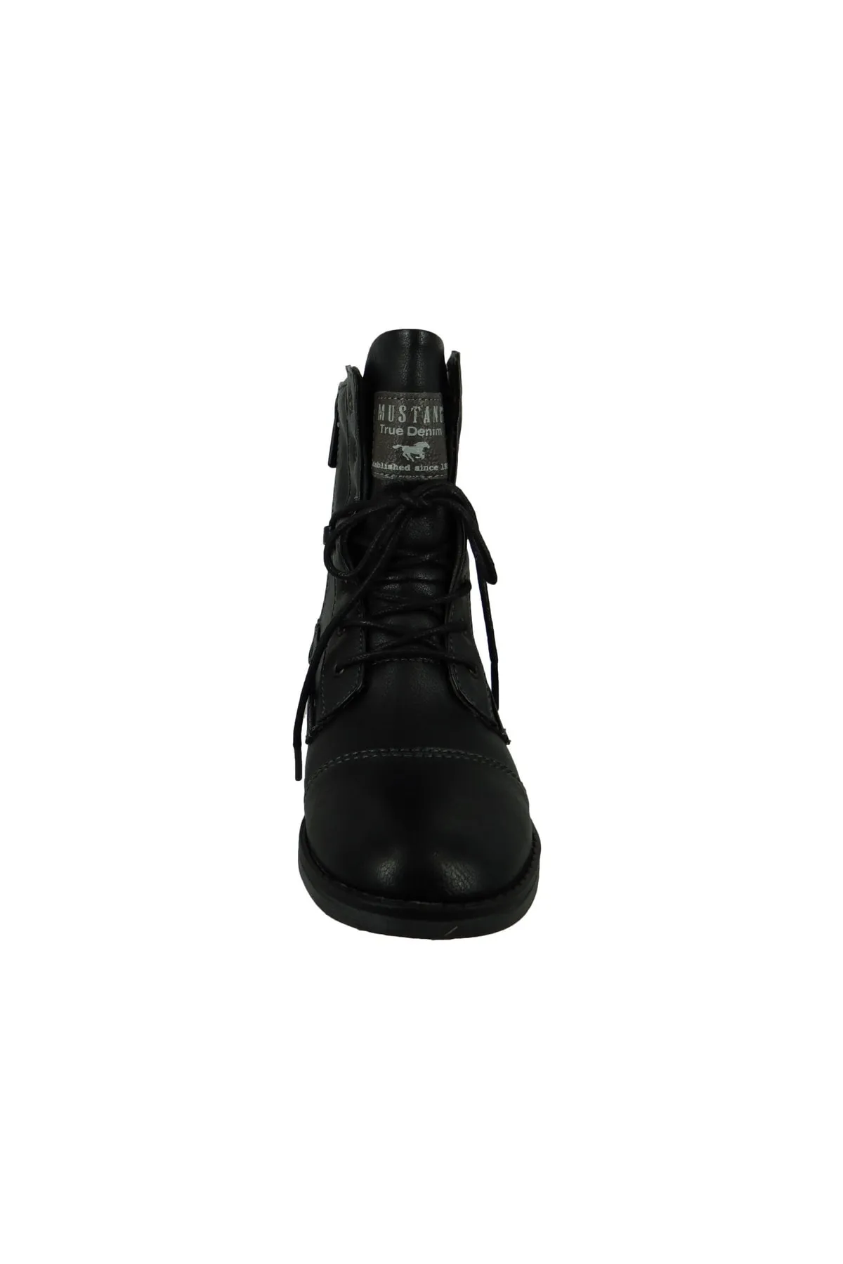 Mustang  Stiefelette - Schwarz - Blockabsatz