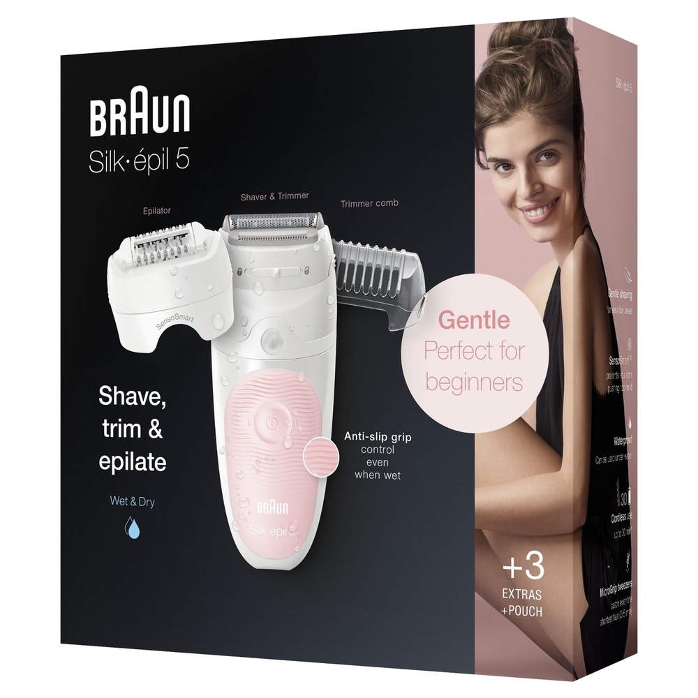braun Braun Silk-épil 5 5-620 Épilateur Électrique Femme, Épilation Douce Epilateur Electrique