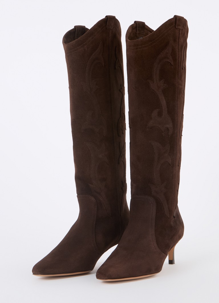 ba&sh  Cimelia cowboylaars van kalfssuède