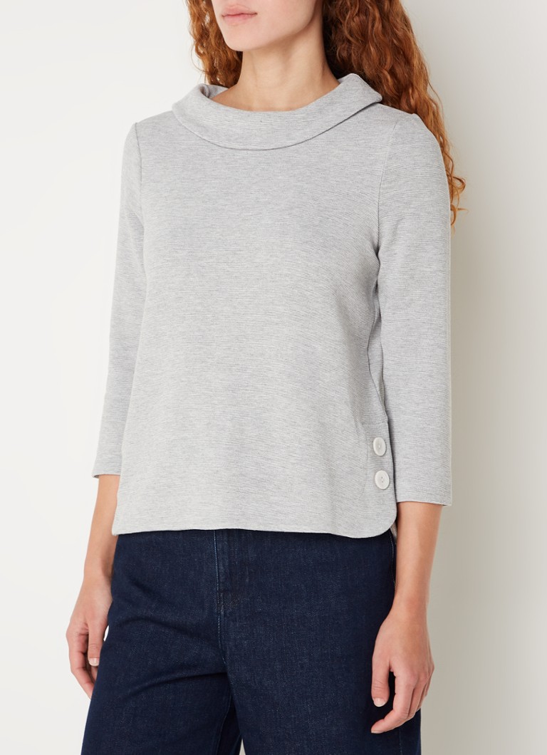 Phase Eight T-shirt with button detail