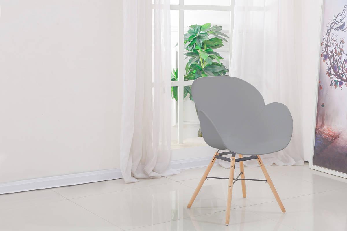 Kayoom Stuhl Amalia 110 2er-Set Grau