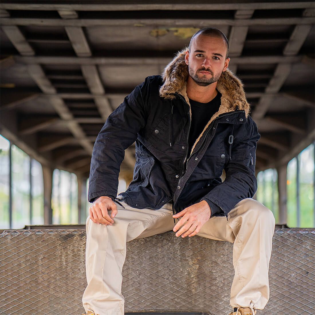 Fishtail Winterparka mit Futter