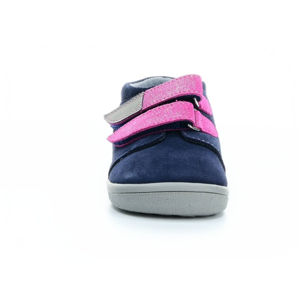 Beda Ocean Shine mit Membran und Hinterkappe (BF 0001/W/M/OP/FW) dunkelblaue Barfuß-Stiefeletten