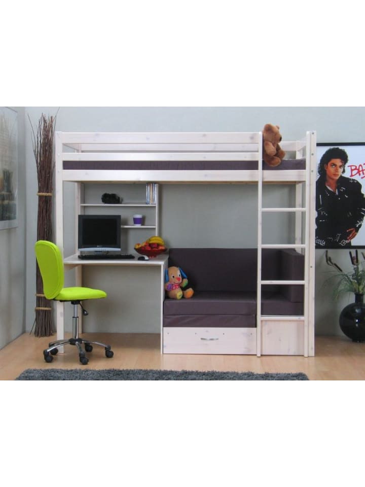 ebuy24 Hochbett Kids Weiß 208 x 98 cm günstig kaufen onesize