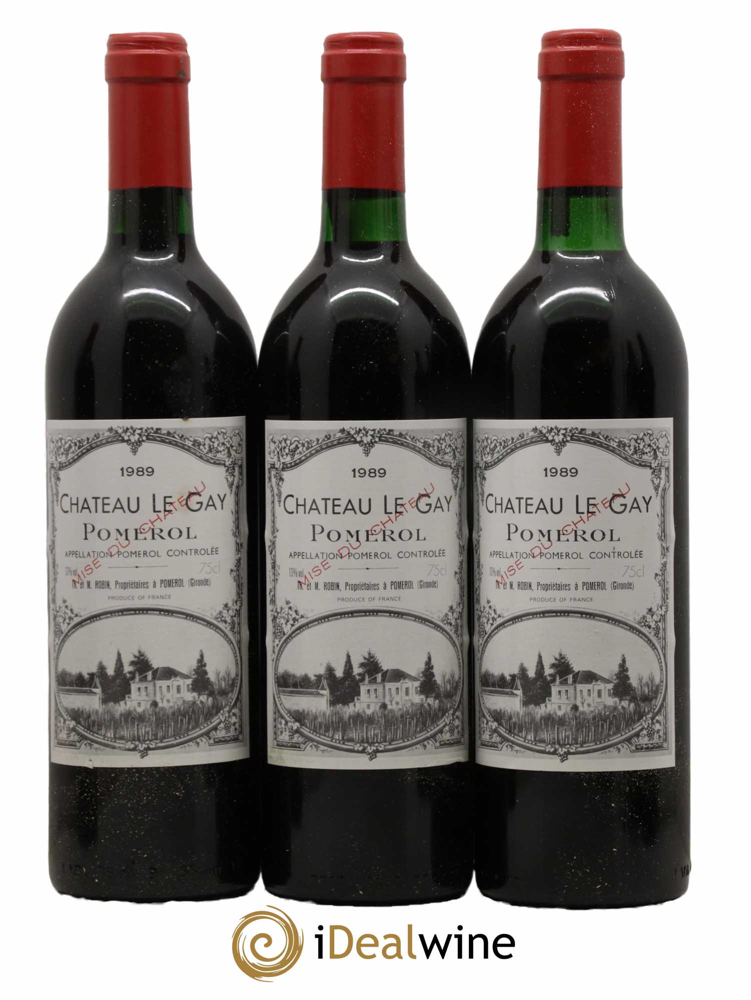 Château Le Gay  1989 - Lot de 12 Bouteilles