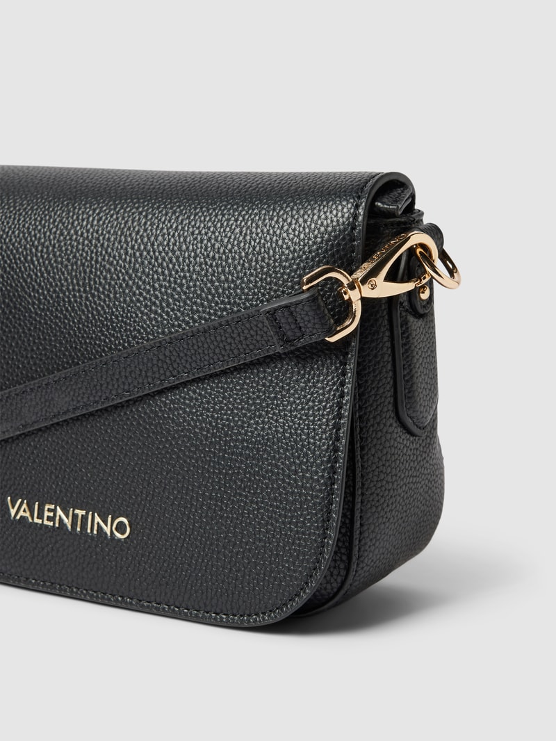 Handtasche mit Label-Detail Modell 'BRIXTON' in black