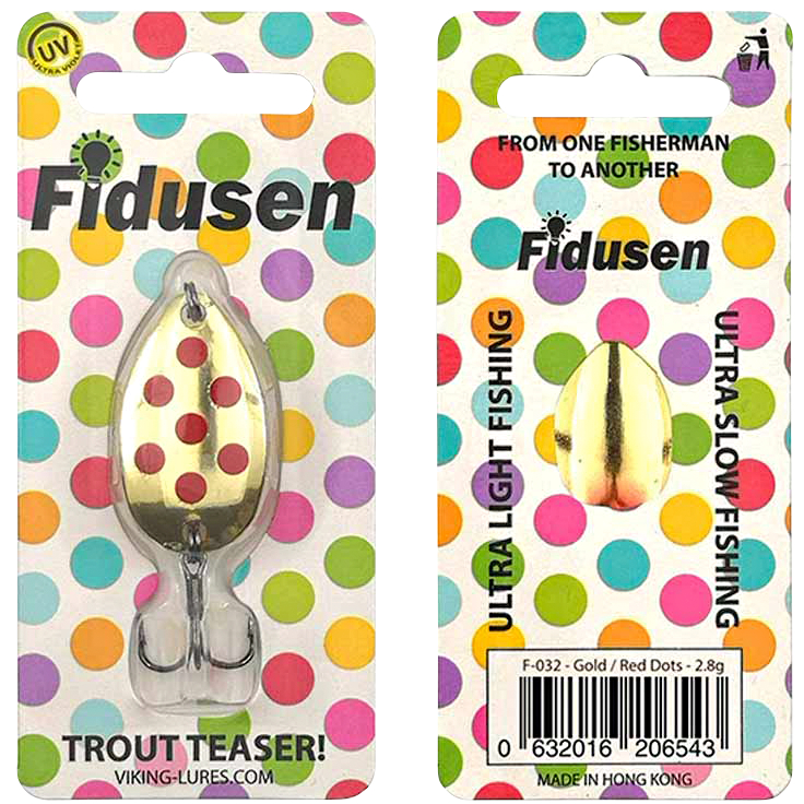 OGP Kunstköder Fidusen (Gold/Red Dots, 2,8 g)