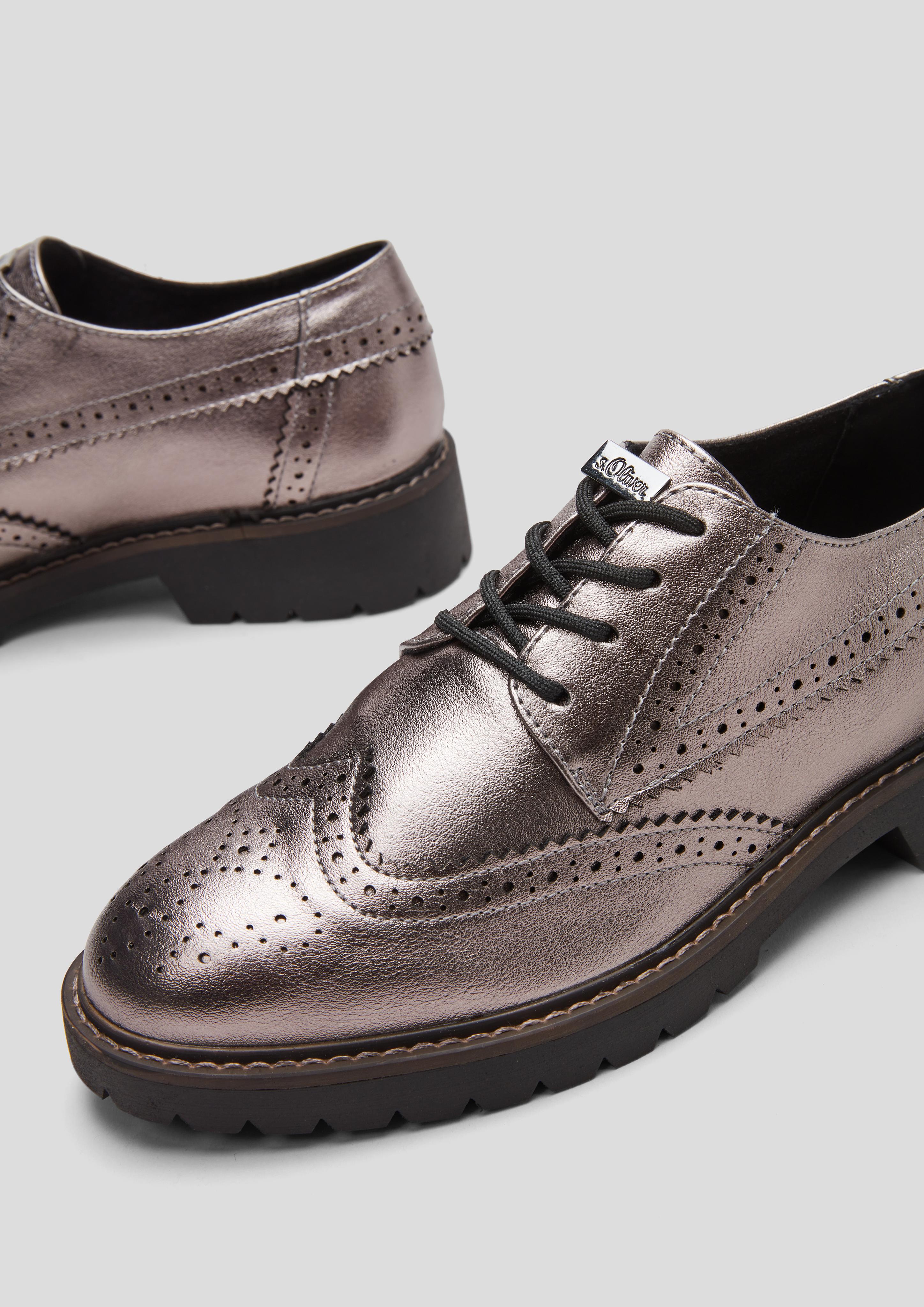 Lackleder-Schuhe im Brouge-Style  101.107.106.23660-915