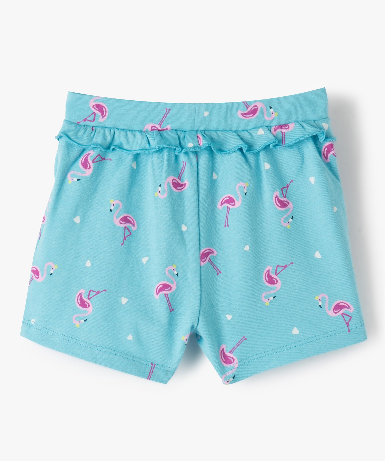 Short bébé fille imprimé en maille à taille élastiquée... bleu | GEMO