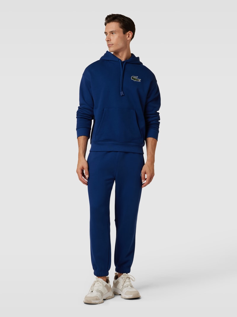 Sweatpants mit elastischen Abschlüssen in blau