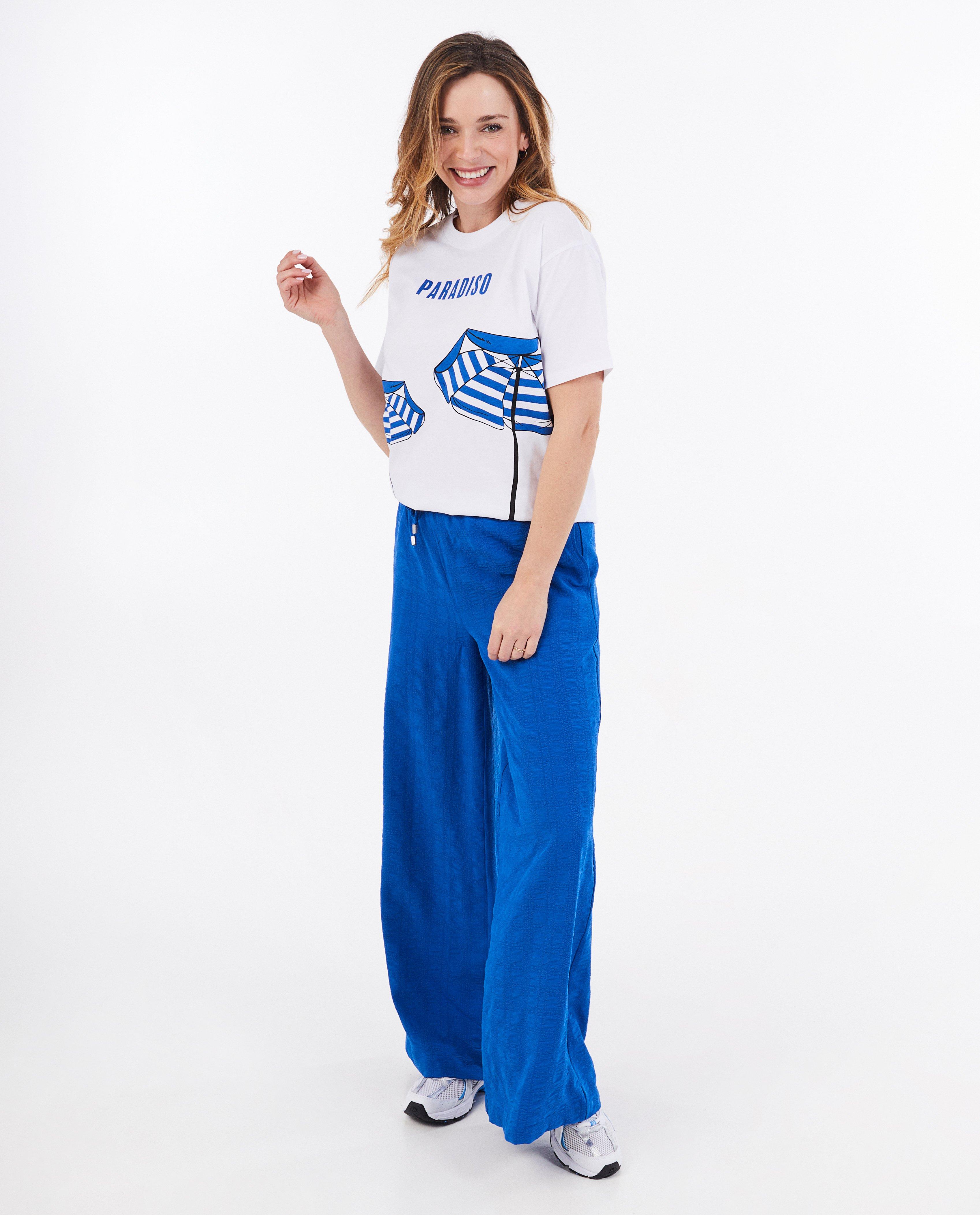 Tricou Sora cu imprimeu alb