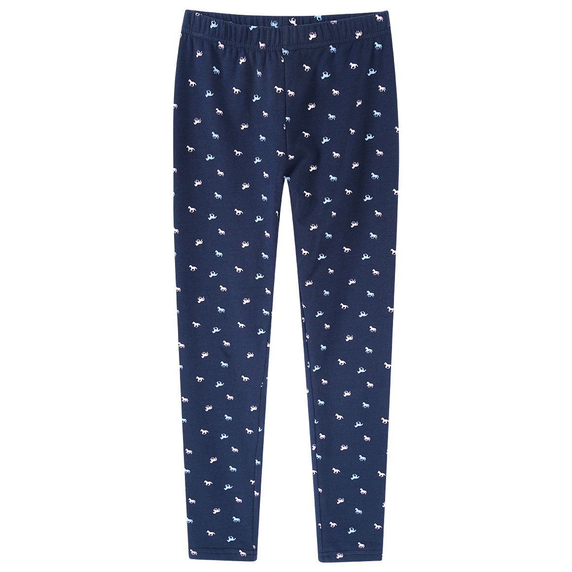 Mädchen Leggings mit Pferde-Allover