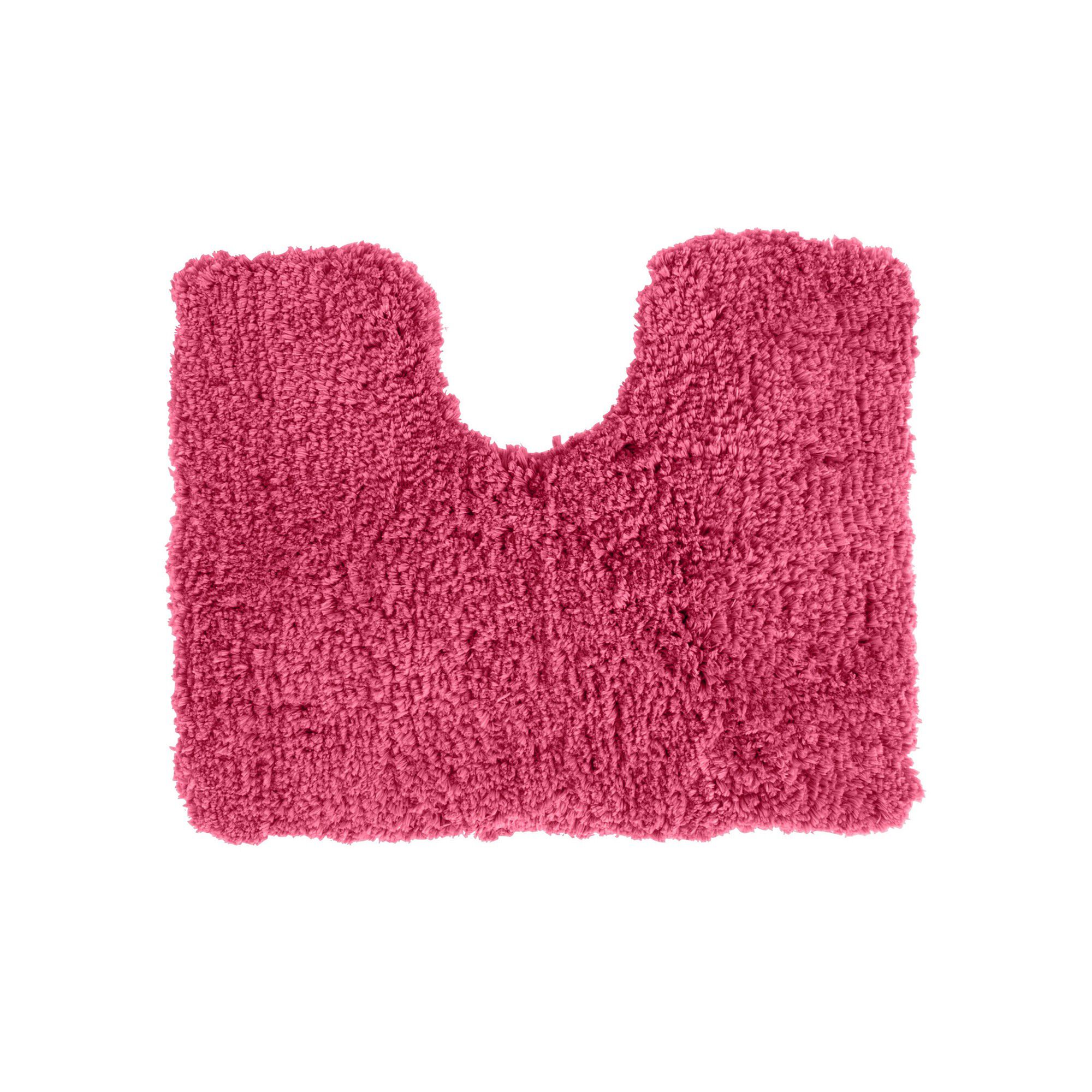 Tapis de bain uni moelleux microfibre