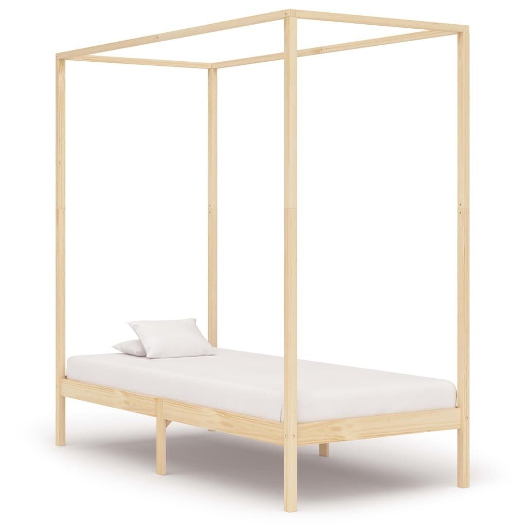 möbelando Himmelbett 299785 (LxBxH: 204x94x200 cm), aus Kiefer in natur