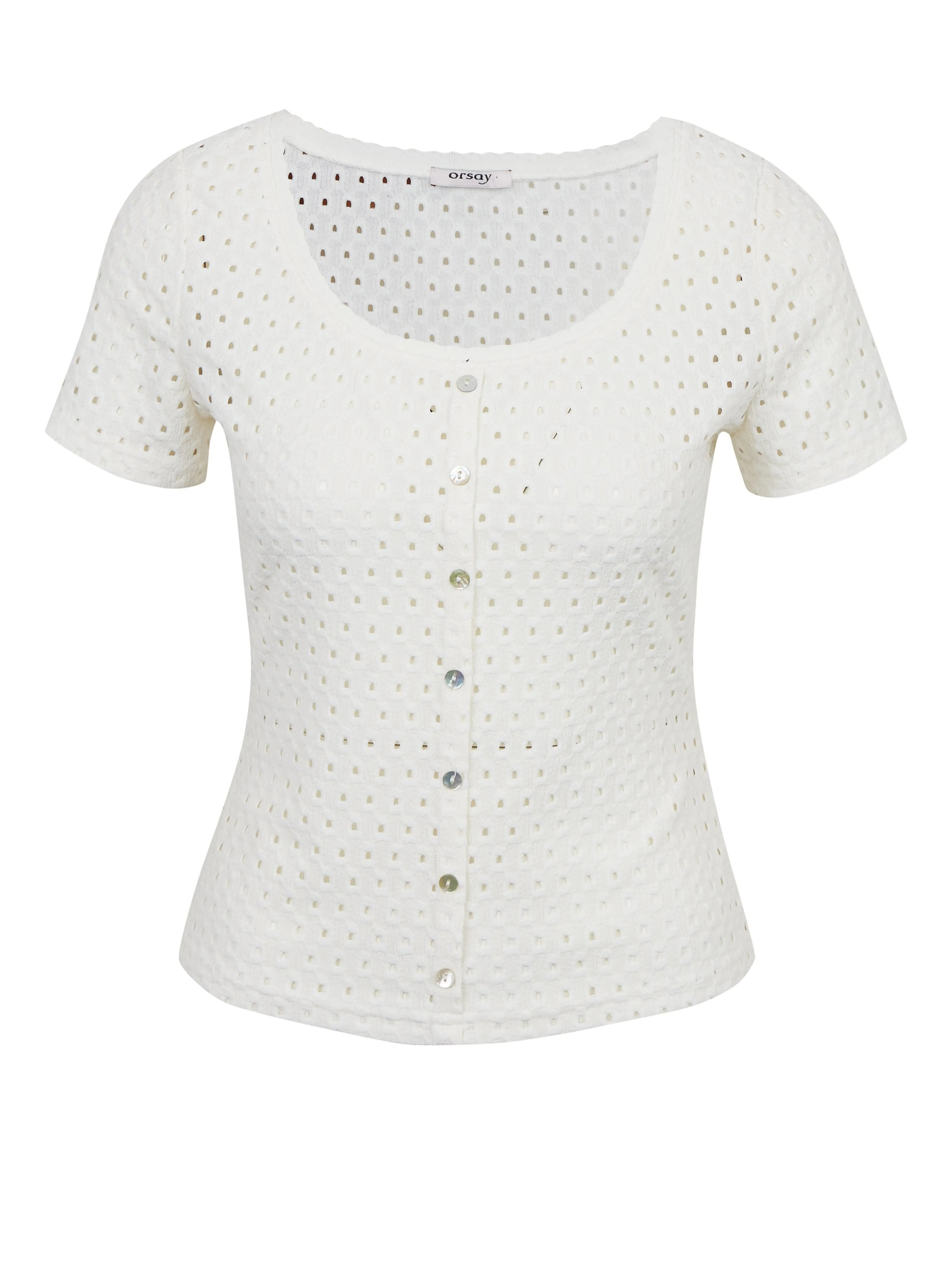 Weißes Damen-T-Shirt ORSAY