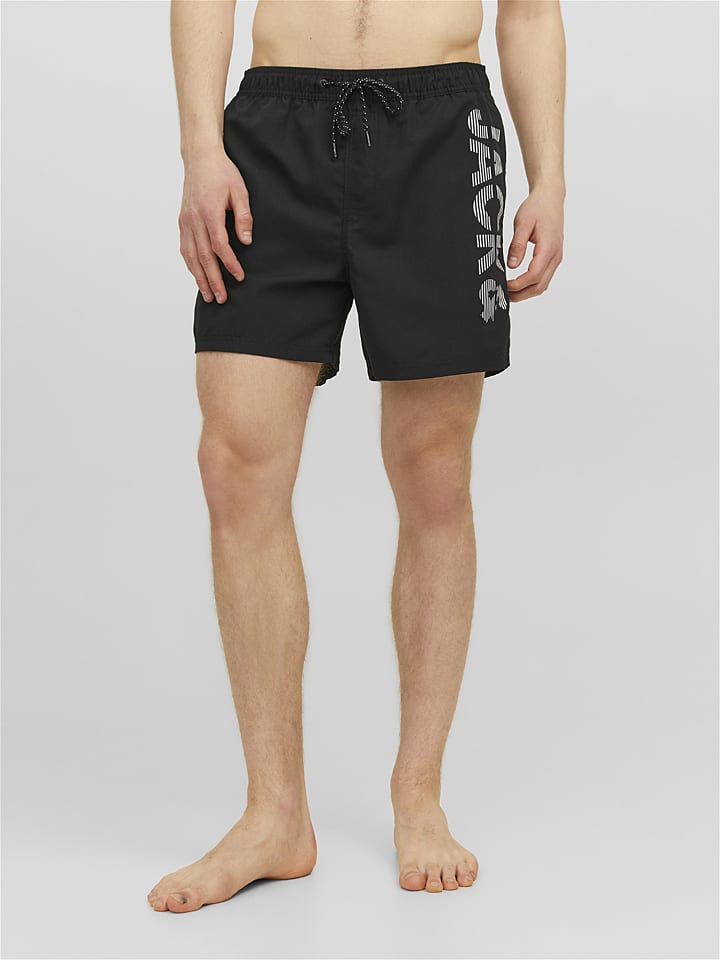 Jack & Jones Badeshorts in Schwarz günstig kaufen