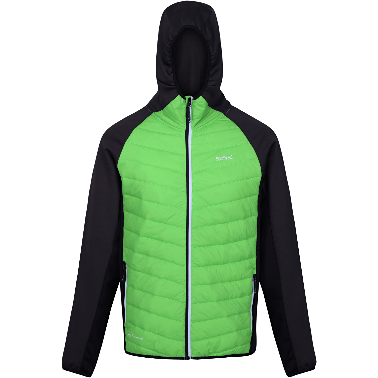 Regatta Herren Jacke Andreson VIII Hybrid (grau/grün)