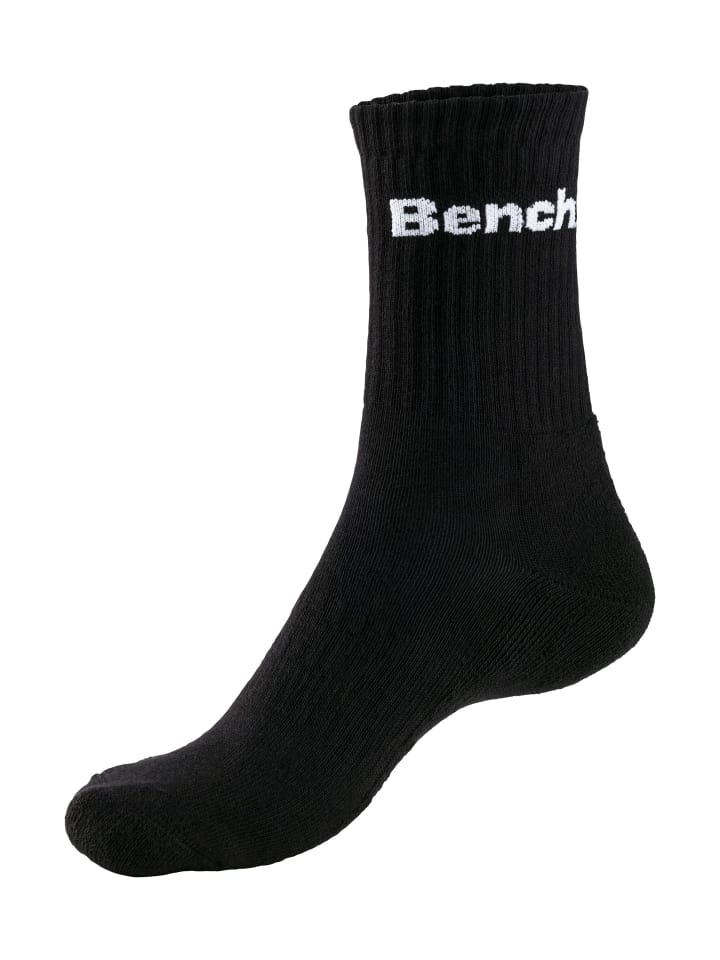 Bench Tennissocken in 12x schwarz günstig kaufen