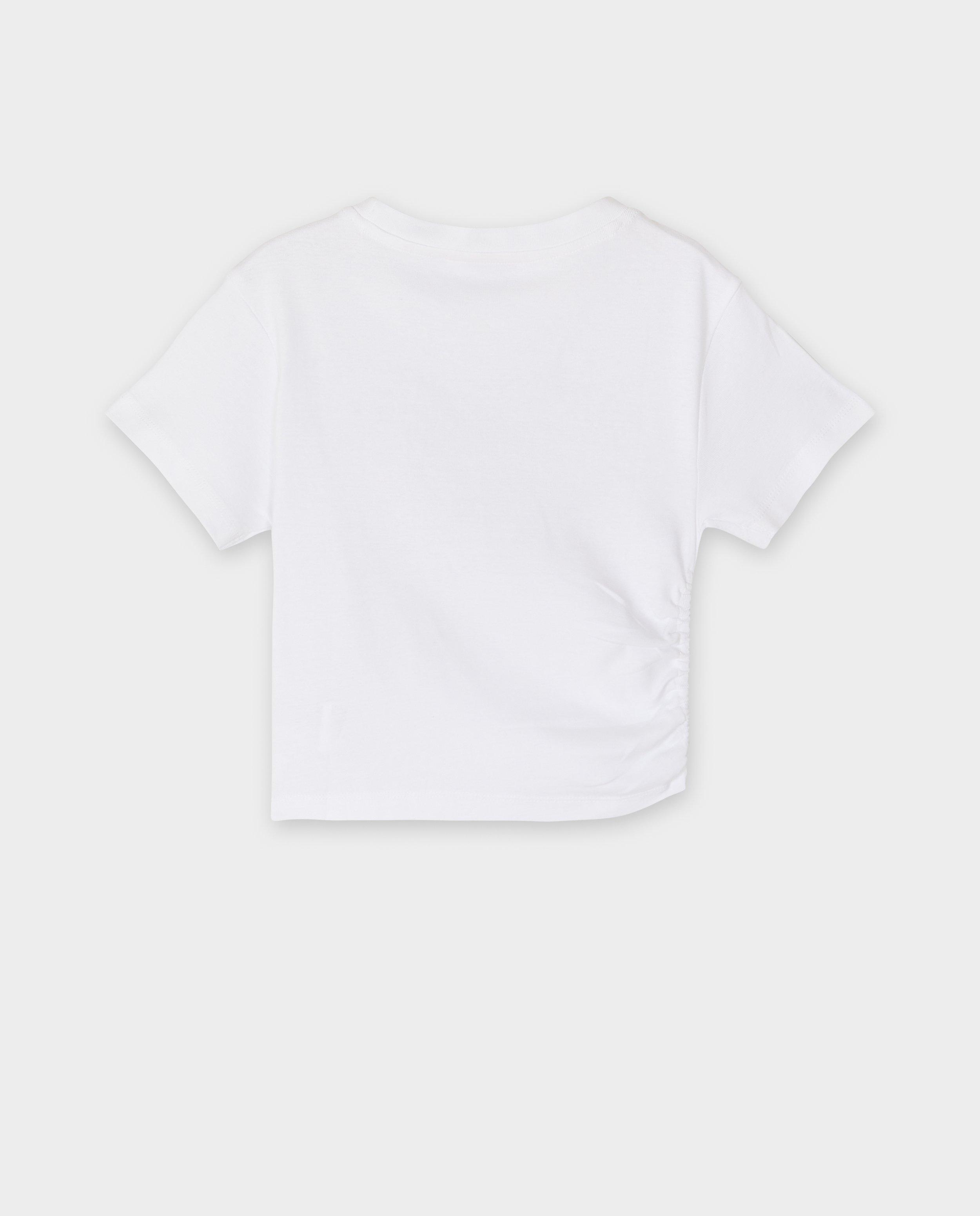 Tricou Blur by Tiffosi cu imprimeu foto alb