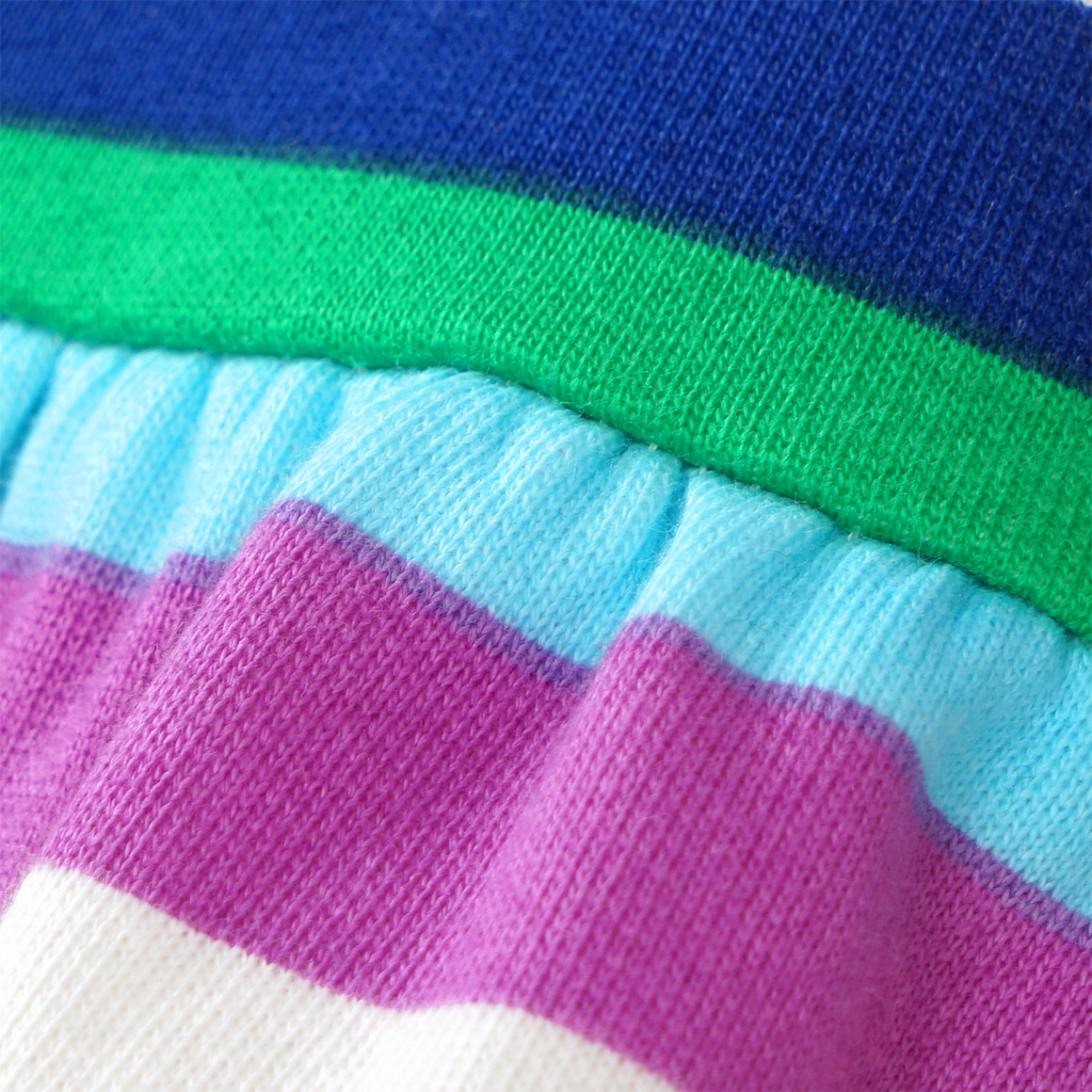 Baby Sweatkleid in bunten Regenbogenfarben