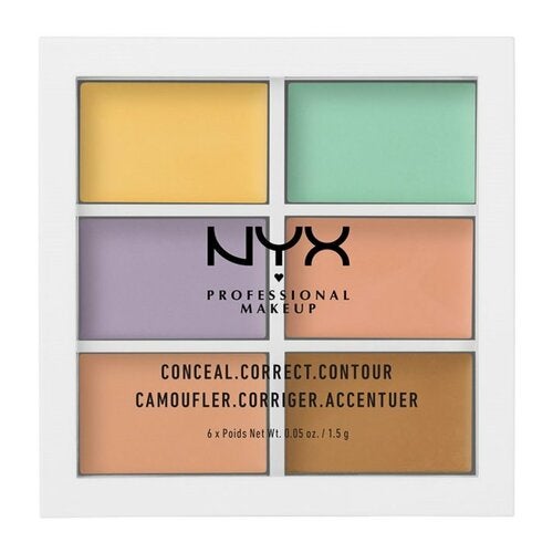 Paletă corectoare de culoare NYX Professional Makeup 6 x 1,5 grame