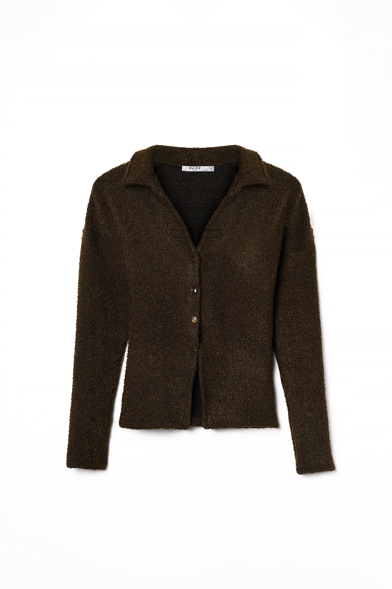 Pullover mit strukturiertem Kragen