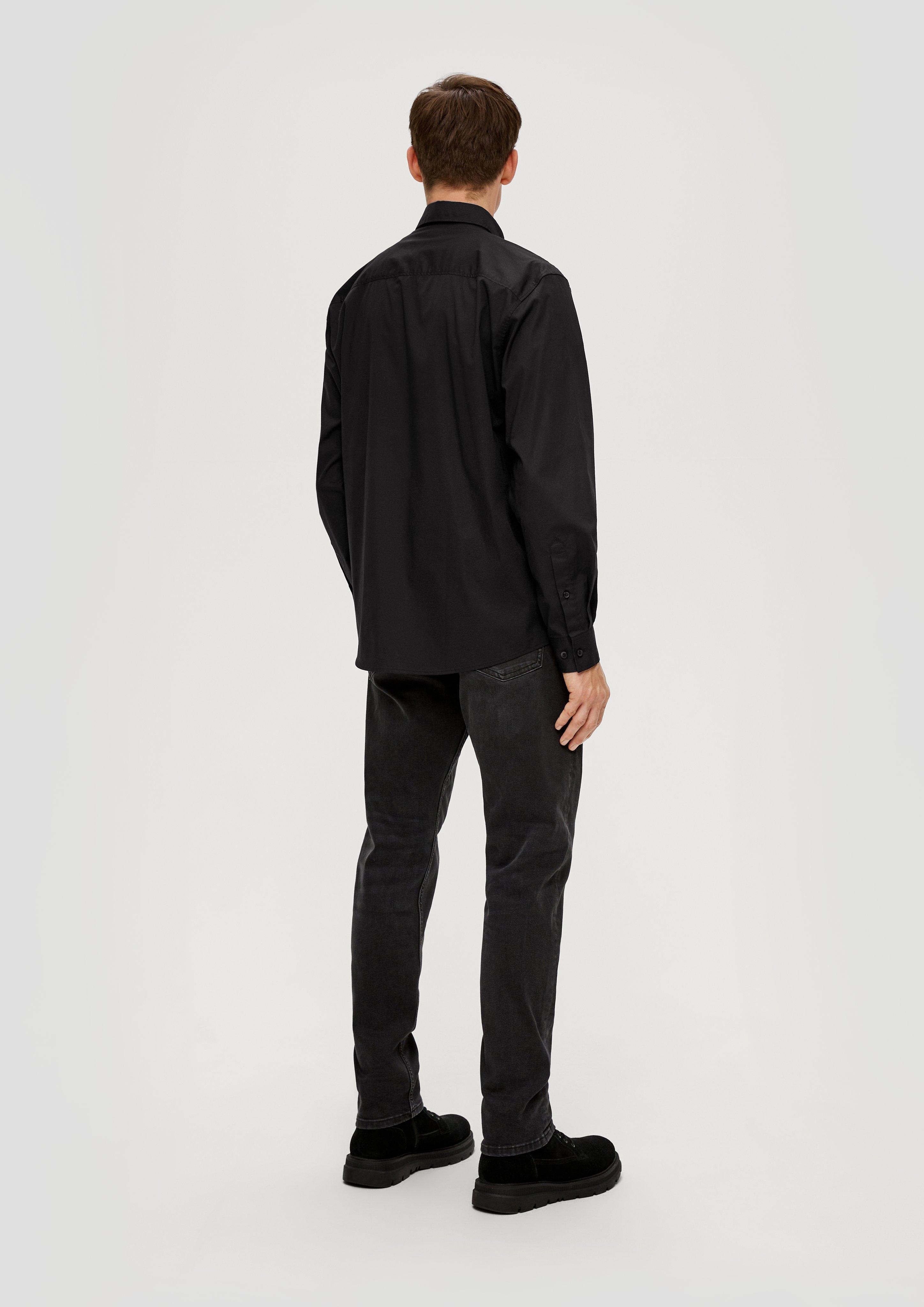 Slim: Hemd aus Popeline  2137933-9999