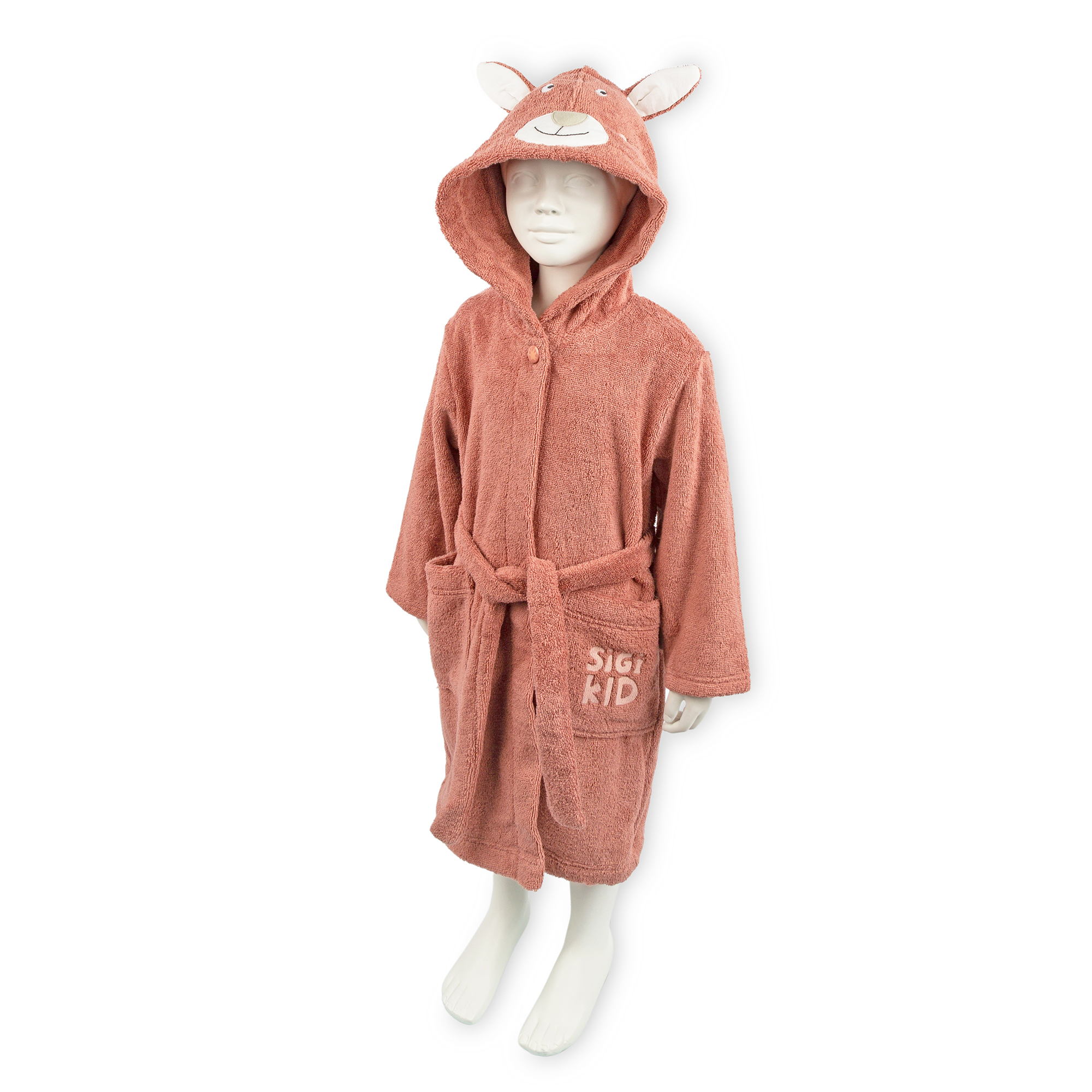 Kinder Bademantel Hase