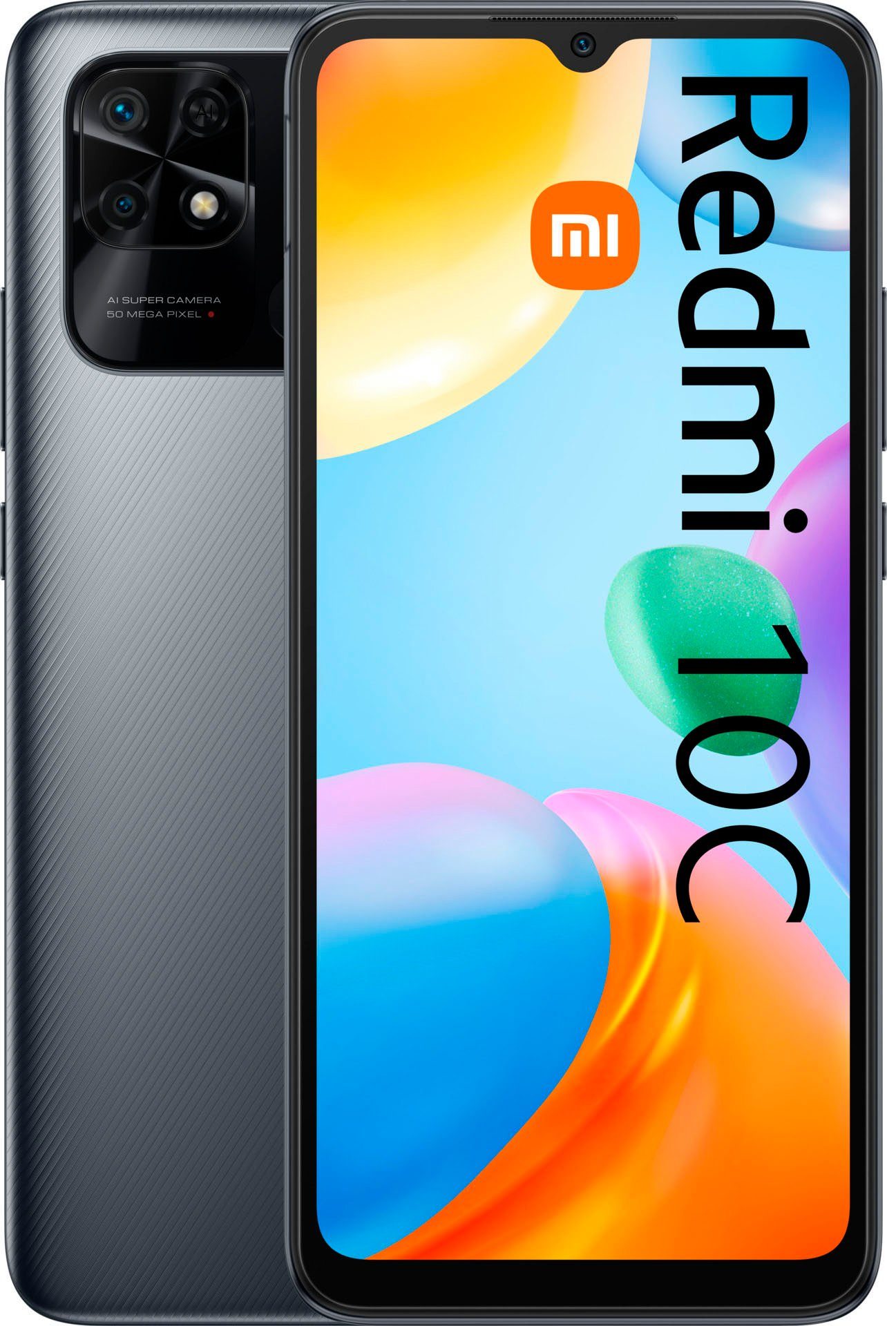 Xiaomi Redmi 10C Smartphone (17,04 cm/6,71 Zoll, 64 GB Speicherplatz, 50 MP Kamera)