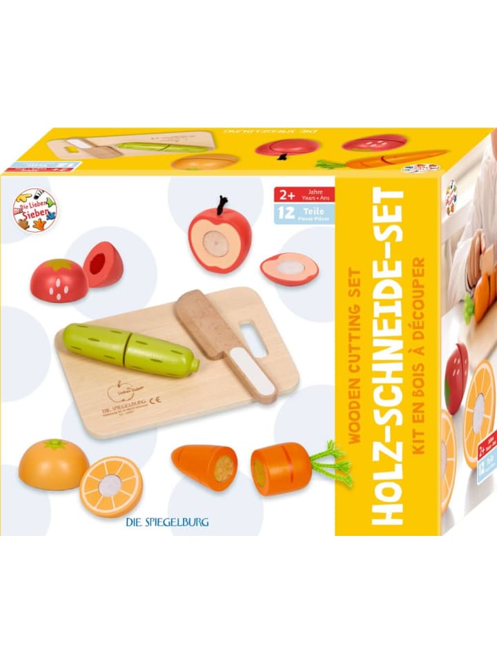 Die Lieben Sieben Kinderküchen Zubehör Holz-Schneide-Set Obst & Gemüse, ab 3 Jahre günstig kaufen onesize