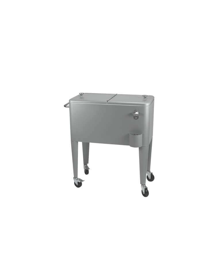 Beachtrekker Kailua Cooler - Kühlbox, Kühlwagen, Getränkekühler, Grau günstig kaufen onesize