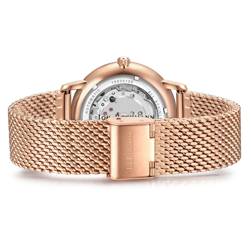 Joh. Rothmann Montre automatique Friedrich en Or rose Acier inoxydable en Or rose Montre