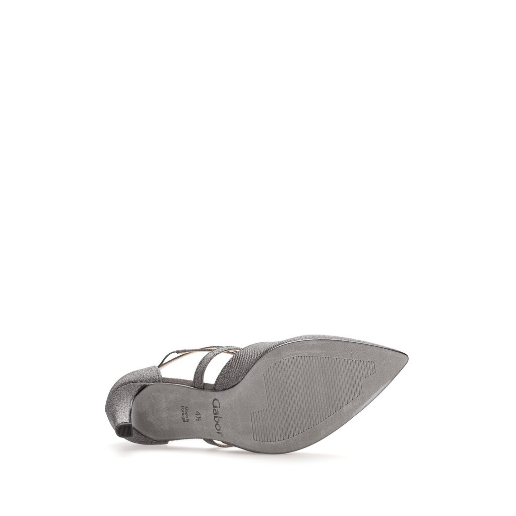 Gabor fashion Spangenpumps grau