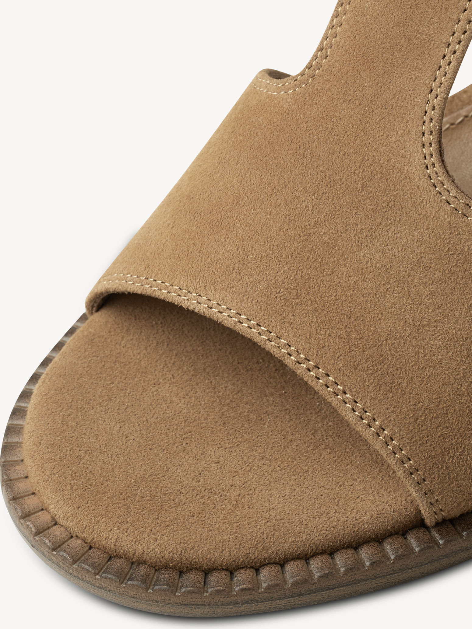 Mule en cuir - marron