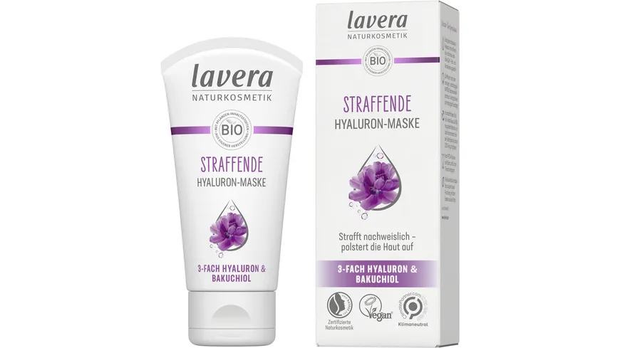 lavera Straffende Hyaluron-Maske 50 ml