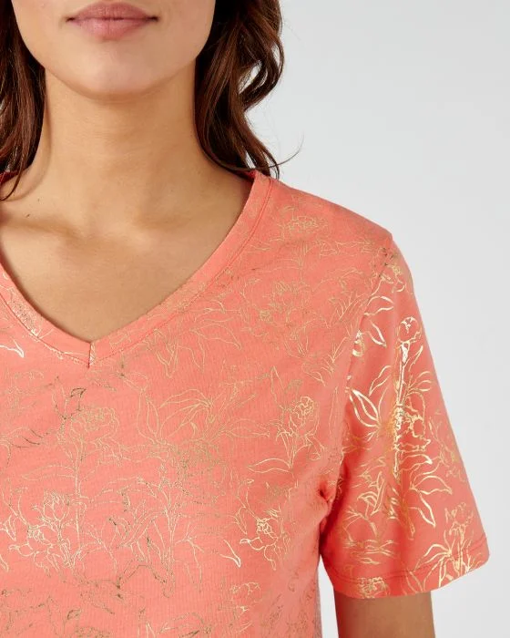 Tee-shirt imprimé pur coton