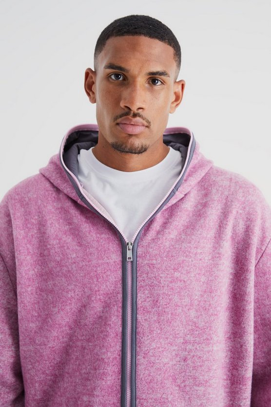 Tall Oversize Hoodie mit Reißverschluss
