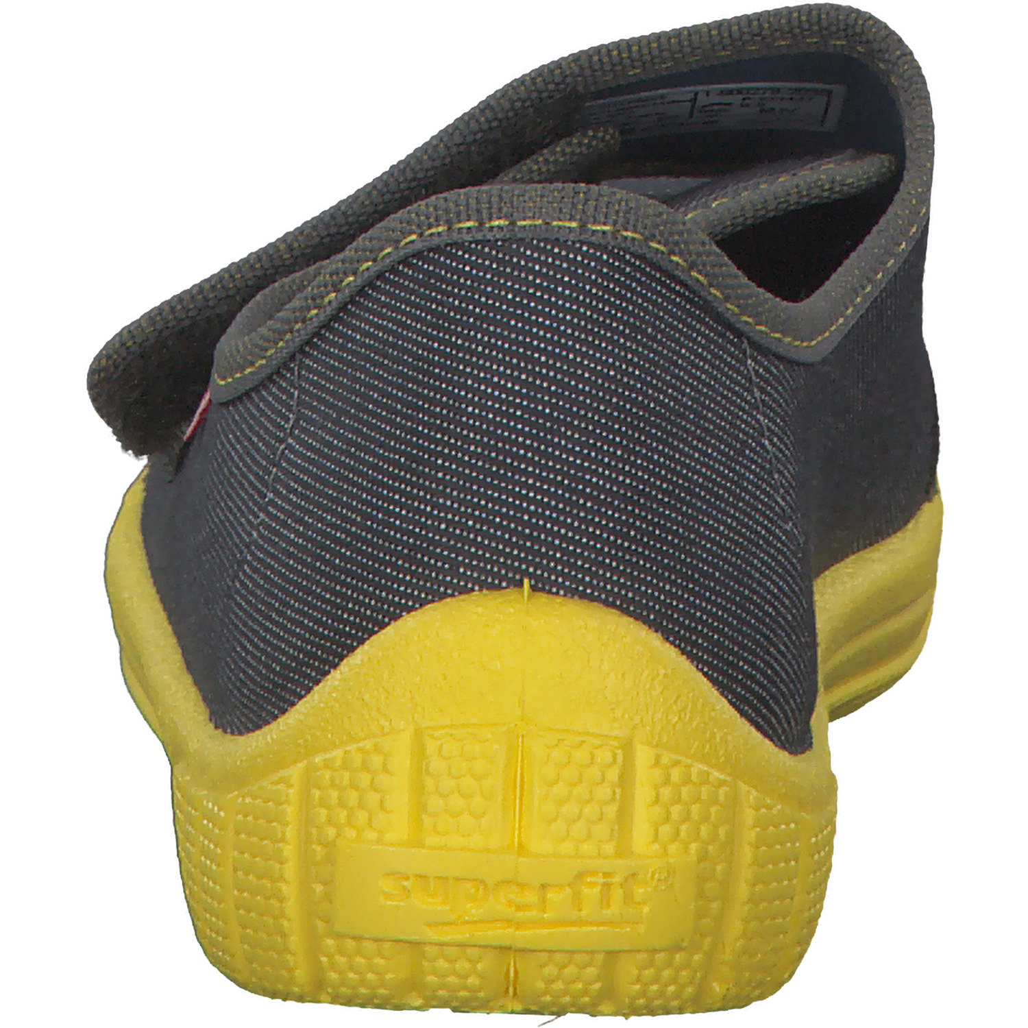 Superfit BILL 00278, Hausschuhe, Kinder, GRAU/GELB