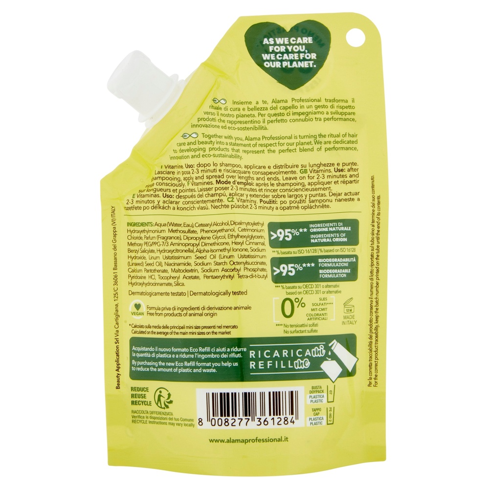 alama professional ECO REFILL CONDITIONER APRÈS-SHAMPOING USAGE FRÉQUENT 100 ML CONDITIONER
