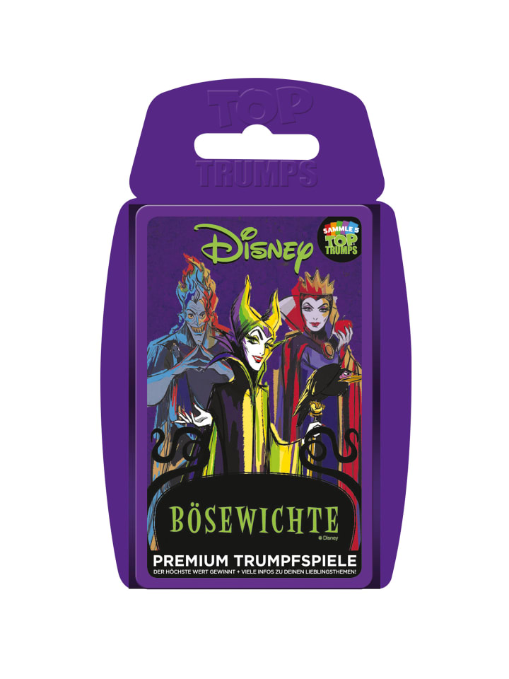 Winning Moves Top Trumps Disney Bösewichte Quartettspiel in bunt günstig kaufen onesize